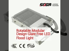 Draaibaar modulair ontwerp Glare Free LED Flood Light AC90-305V/AC108-528V IK Rate IIK09